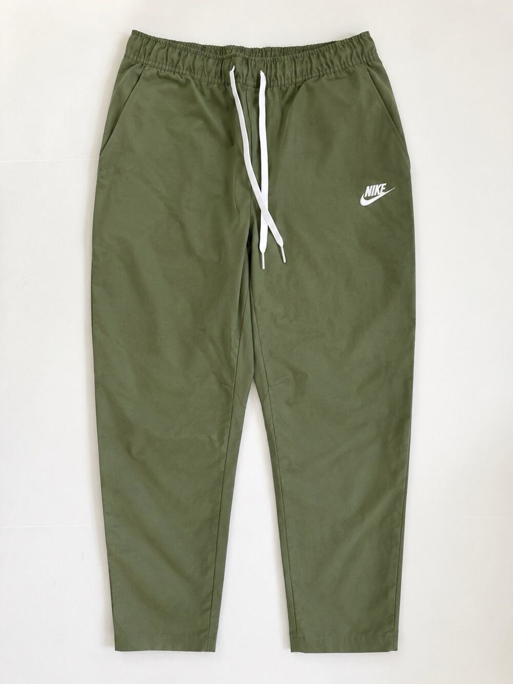 Nike Sportswear Men’s Green Woven Drawstring Pants Size Medium